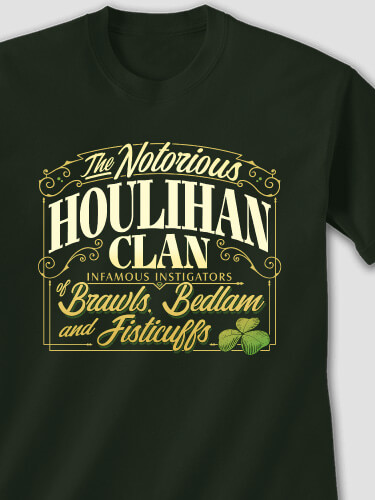 Notorious Clan Forest Green Adult T-Shirt