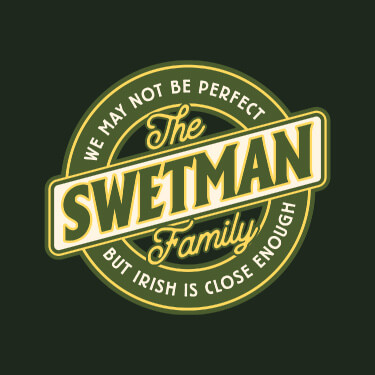 Forest Green Perfectly Irish Personalized default 