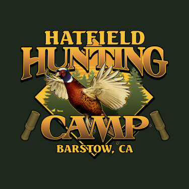 Forest Green Pheasant Hunting Camp Personalized default 