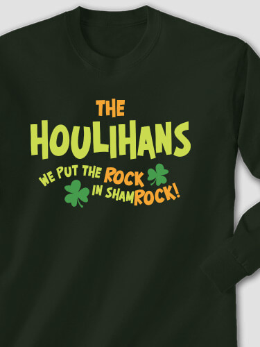 ShamROCK Forest Green Adult Long Sleeve