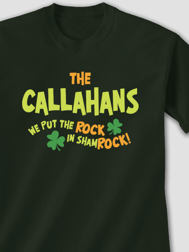 ShamROCK Forest Green Adult T-Shirt