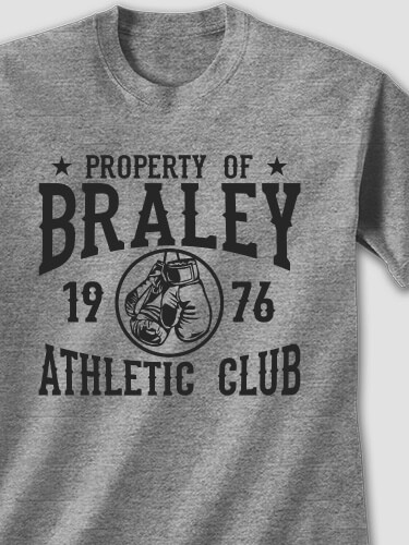 Athletic Club Graphite Heather Adult T-Shirt