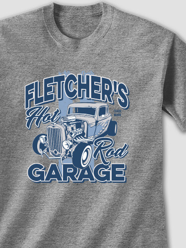 Set the pace for hard work under the hood wearing a personalized Hot Rod  Garage work shirt. You will be ready to hit the road before you know it  with