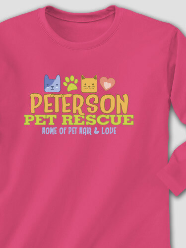 Pet Rescue Heliconia Ladies Fitted Long Sleeve