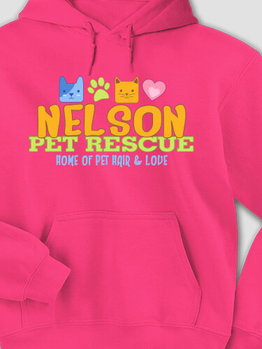 Pet Rescue Heliconia Adult Hooded Sweatshirt