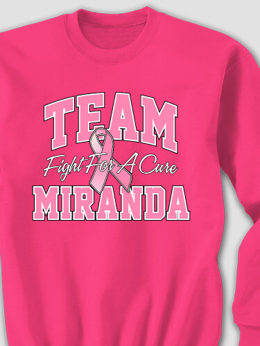 Team Pink Heliconia Adult Sweatshirt