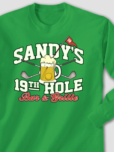 19th Hole Irish Green Adult Long Sleeve