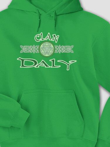 Celtic Clan Irish Green Adult Hooded Sweatshirt
