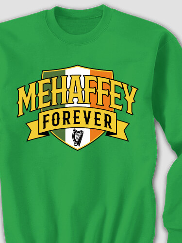 Forever Irish Green Adult Sweatshirt