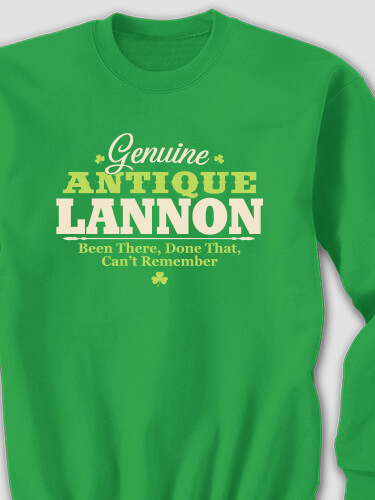 Genuine Irish Antique Irish Green Adult Sweatshirt