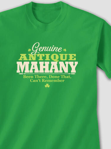 Genuine Irish Antique Irish Green Adult T-Shirt