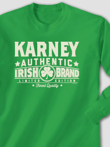 Irish Brand Irish Green Adult Long Sleeve