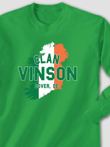 Irish Clan Irish Green Adult Long Sleeve