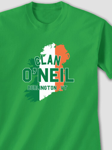 Irish Clan Irish Green Adult T-Shirt
