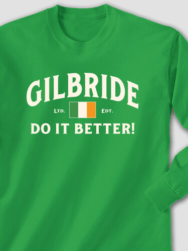 Irish Do It Better Irish Green Adult Long Sleeve