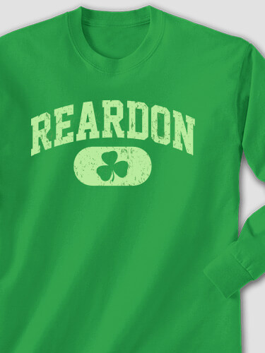 Irish Varsity Irish Green Adult Long Sleeve