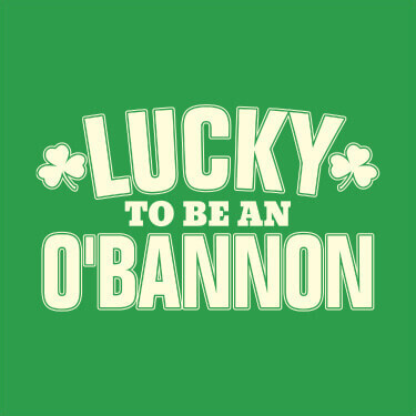 Irish Green Lucky To Be Personalized default 