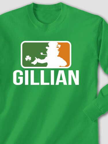 Major League Irish Irish Green Adult Long Sleeve