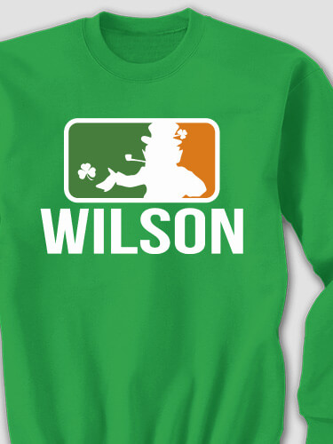 Major League Irish Irish Green Adult Sweatshirt