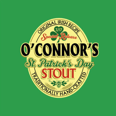 Irish Green St. Patrick's Day Stout Personalized default 