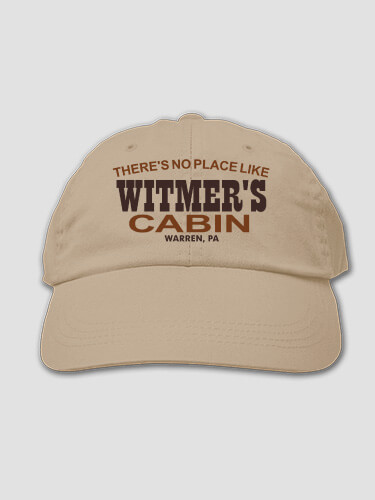 Cabin Khaki Embroidered Hat