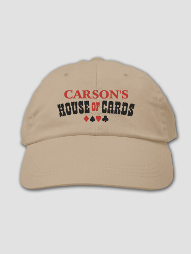 House of Cards Khaki Embroidered Hat