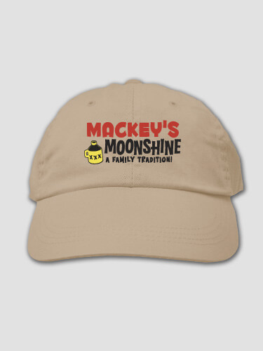 Moonshine Khaki Embroidered Hat