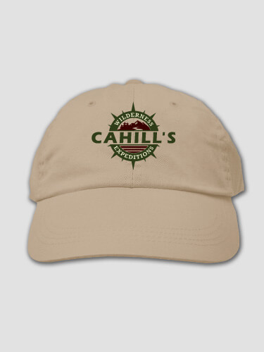 Wilderness Expeditions Khaki Embroidered Hat