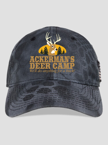 Deer Camp Kryptek Typhon Camo Embroidered Kryptek Tactical Camo Hat