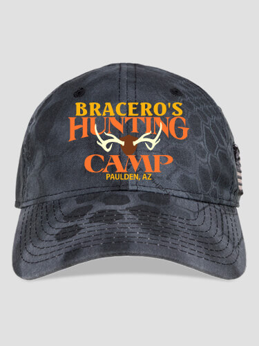 Deer Hunting Camp Kryptek Typhon Camo Embroidered Kryptek Tactical Camo Hat