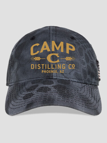 Distilling Company Kryptek Typhon Camo Embroidered Kryptek Tactical Camo Hat