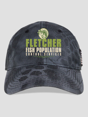 Fish Services Kryptek Typhon Camo Embroidered Kryptek Tactical Camo Hat