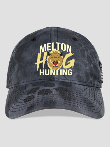 Hog Hunting Kryptek Typhon Camo Embroidered Kryptek Tactical Camo Hat