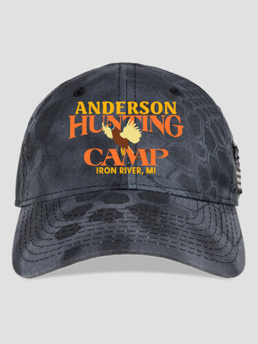 Pheasant Hunting Camp Kryptek Typhon Camo Embroidered Kryptek Tactical Camo Hat