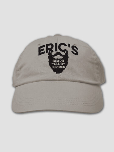 Beard Club Light Grey Embroidered Hat