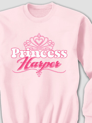 Princess Light Pink Adult Sweatshirt