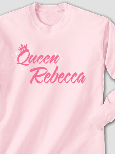 Queen Light Pink Adult Long Sleeve