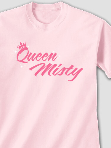 Queen Light Pink Adult T-Shirt