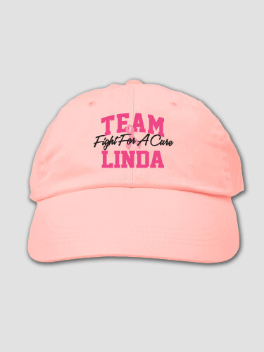 Team Pink Light Pink Embroidered Hat