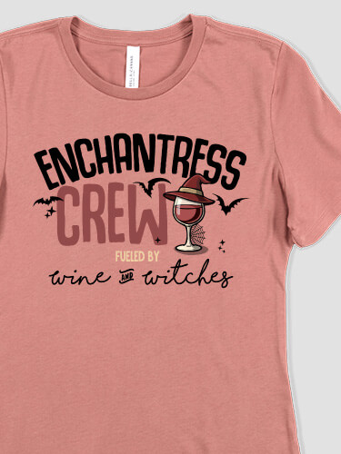 Wine And Witches Mauve Adult Ladies Premium T-Shirt