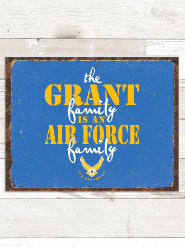 Air Force Family NA Tin Sign 16 x 12.5