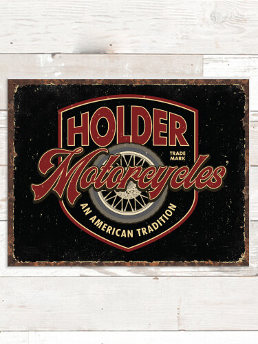 American Motorcycle Tradition NA Tin Sign 16 x 12.5