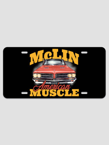American Muscle Car NA License Plate