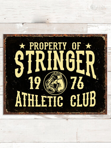 Athletic Club NA Tin Sign 16 x 12.5