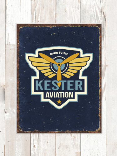 Aviation Patch NA Tin Sign 16 x 12.5