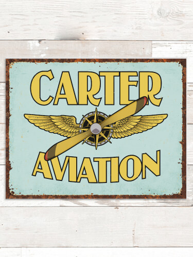 Aviation NA Tin Sign 16 x 12.5