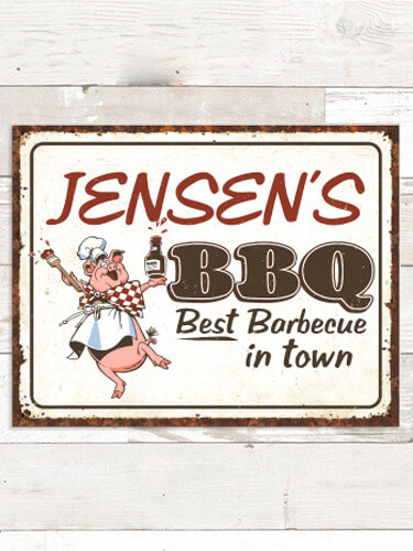 BBQ NA Tin Sign 16 x 12.5