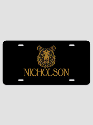 Bear NA License Plate