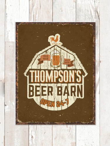 Beer Barn NA Tin Sign 16 x 12.5