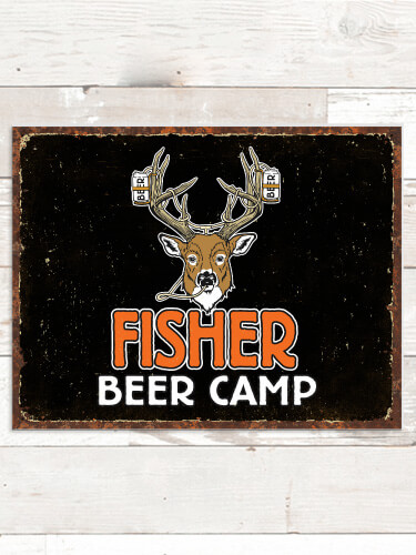 Beer Camp NA Tin Sign 16 x 12.5